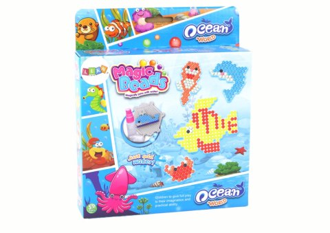 Zestaw Koralików Wodnych DIY Magiczne Koraliki 8 Kolorów Zwierzęta Morskie LEAN Toys Zestaw Koralików Wodnych DIY Magiczne Koraliki 8 Kolorów Zwierzęta Morskie LEAN Toys