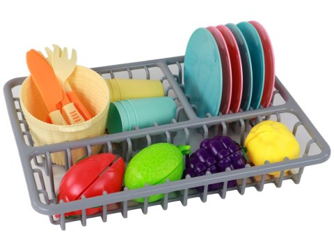 Zestaw Kuchenny Naczynia Warzywa Do Krojenia 21 El. Akcesoria LEAN Toys Zestaw Kuchenny Naczynia Warzywa Do Krojenia 21 El. Akcesoria LEAN Toys
