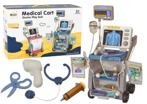 Zestaw Małego Doktora Stetoskop Światła Niebieski LEAN Toys Zestaw Małego Doktora Stetoskop Światła Niebieski LEAN Toys