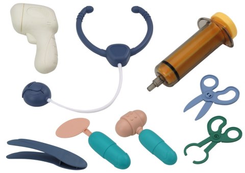 Zestaw Małego Doktora Stetoskop Światła Niebieski LEAN Toys Zestaw Małego Doktora Stetoskop Światła Niebieski LEAN Toys