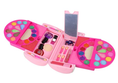 Zestaw Piękności Do Makijażu W Kuferku Cienie Do Powiek Różowy LEAN Toys Zestaw Piękności Do Makijażu W Kuferku Cienie Do Powiek Różowy LEAN Toys
