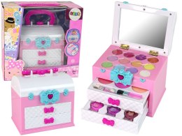 Zestaw Piękności w Walizce Różowy Biały LEAN Toys