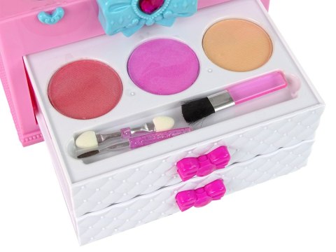 Zestaw Piękności w Walizce Różowy Biały LEAN Toys Zestaw Piękności w Walizce Różowy Biały LEAN Toys