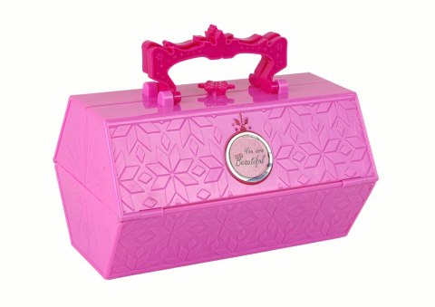 Zestaw Torba Do Makijażu Różowy Cienie do Powiek. LEAN Toys Zestaw Torba Do Makijażu Różowy Cienie do Powiek. LEAN Toys