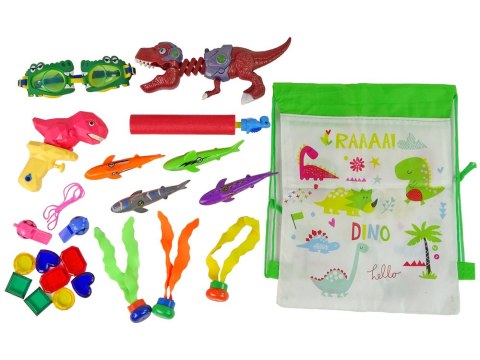 Zestaw Zabawek Do Nurkowania Dinozaur LEAN Toys Zestaw Zabawek Do Nurkowania Dinozaur LEAN Toys