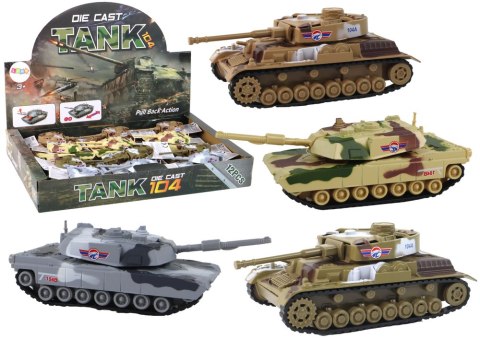 Aluminiowy Czołg Z Napędem Frykcyjnym Różne Kolory LEAN Toys Aluminiowy Czołg Z Napędem Frykcyjnym Różne Kolory LEAN Toys