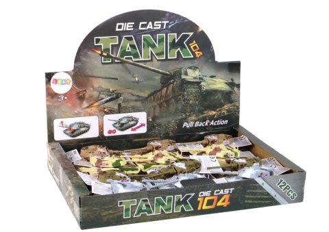 Aluminiowy Czołg Z Napędem Frykcyjnym Różne Kolory LEAN Toys Aluminiowy Czołg Z Napędem Frykcyjnym Różne Kolory LEAN Toys
