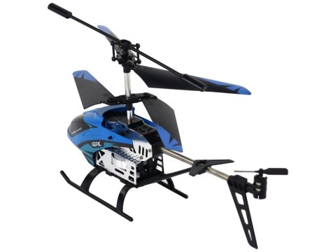 Aluminiowy Helikopter RC 2.4G Niebieski 15 Minut Lotu LEAN Toys Aluminiowy Helikopter RC 2.4G Niebieski 15 Minut Lotu LEAN Toys