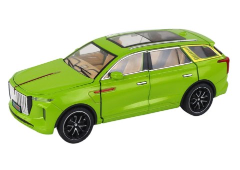 Aluminiowy Model Samochodu RC 1:24 C Kolor Zielony LEAN Toys Aluminiowy Model Samochodu RC 1:24 C Kolor Zielony LEAN Toys