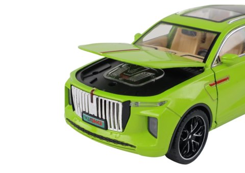 Aluminiowy Model Samochodu RC 1:24 C Kolor Zielony LEAN Toys Aluminiowy Model Samochodu RC 1:24 C Kolor Zielony LEAN Toys