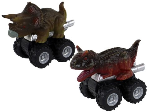 Autko Dinozaur z Napędem Frykcyjnym Różne Gatunki Kolory LEAN TOYS Autko Dinozaur z Napędem Frykcyjnym Różne Gatunki Kolory LEAN TOYS