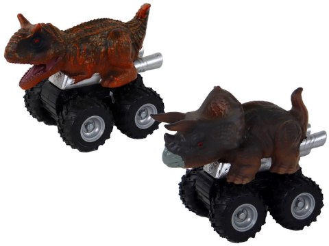 Autko Dinozaur z Napędem Frykcyjnym Różne Gatunki Kolory LEAN TOYS Autko Dinozaur z Napędem Frykcyjnym Różne Gatunki Kolory LEAN TOYS
