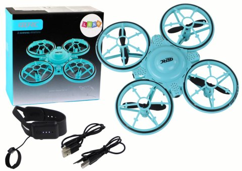 Dron Zdalnie Sterowany Światła Niebieski LEAN Toys Dron Zdalnie Sterowany Światła Niebieski LEAN Toys