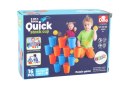 Gra Sensoryczna Kubki 3w1 Kreatywny 16 Ele Układanka LEAN Toys