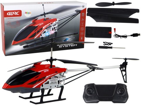 Helikopter RC Śmigłowiec Zdalnie Sterowany Na Pilot 70 cm Czerwony LEAN Toys Helikopter RC Śmigłowiec Zdalnie Sterowany Na Pilot 70 cm Czerwony LEAN Toys