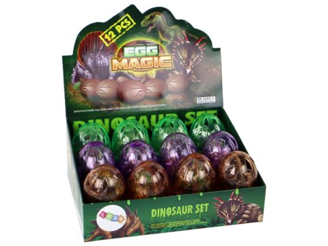 Jajo Figurka Dinozaura 3 Kolory 9 cm LEAN TOYS Jajo Figurka Dinozaura 3 Kolory 9 cm LEAN TOYS