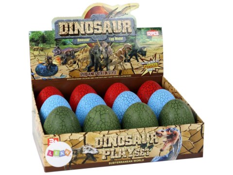 Jajo Figurka Dinozaura 3 Kolory 9cm LEAN TOYS Jajo Figurka Dinozaura 3 Kolory 9cm LEAN TOYS
