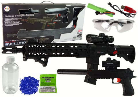 Karabin Pistolet na Kulki Wodne Akcesoria Czarny LEAN Toys Karabin Pistolet na Kulki Wodne Akcesoria Czarny LEAN Toys