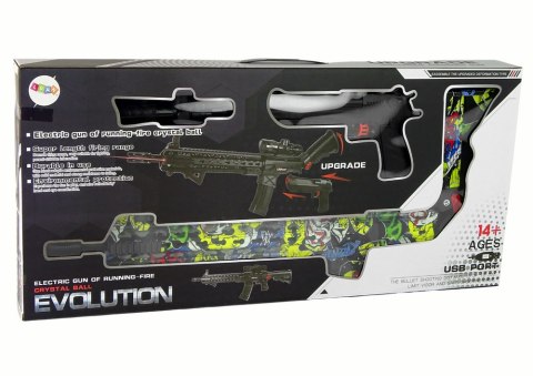 Karabin Pistolet na Kulki Wodne Akcesoria Kolorowy LEAN Toys Karabin Pistolet na Kulki Wodne Akcesoria Kolorowy LEAN Toys