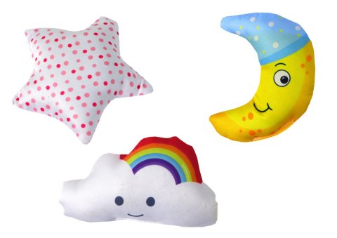 Karuzela Łóżeczkowa Dla Dzieci Klips Niebo Różowa LEAN Toys Karuzela Łóżeczkowa Dla Dzieci Klips Niebo Różowa LEAN Toys