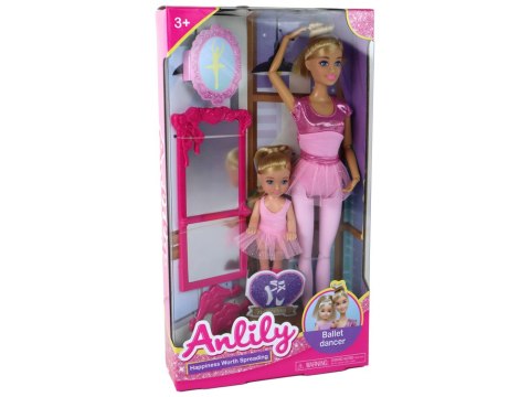 Lalka Anlily Mama z Dzieckiem Baletnica Lalki LEAN Toys Lalka Anlily Mama z Dzieckiem Baletnica Lalki LEAN Toys