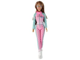 Lalka Anlily Narciarka Zestaw Narciarski Narty LEAN Toys