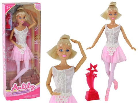 Lalka Dla Dzieci Anlily Baletnica Tancerka Statuetka Kok Różowa Sukienka LEAN Toys Lalka Dla Dzieci Anlily Baletnica Tancerka Statuetka Kok Różowa Sukienka LEAN Toys
