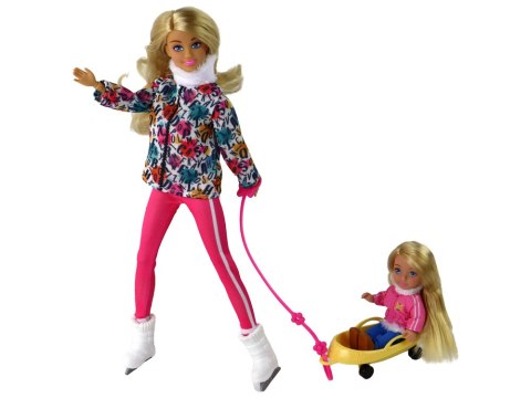 Lalka Dla Dzieci Anlily Łyżwy Pies Sporty Zimowe LEAN Toys Lalka Dla Dzieci Anlily Łyżwy Pies Sporty Zimowe LEAN Toys