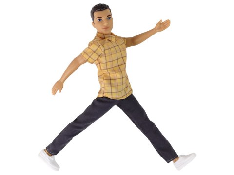 Lalka Dla Dzieci Chłopak Koszula Brązowe Włosy LEAN Toys Lalka Dla Dzieci Chłopak Koszula Brązowe Włosy LEAN Toys