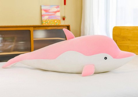 Maskotka Pluszowy Delfin Różowy 70 cm LEAN Toys Maskotka Pluszowy Delfin Różowy 70 cm LEAN Toys