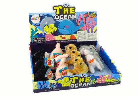 Mini Pluszak Zwierzęta Morskie 4 Modele LEAN TOYS Mini Pluszak Zwierzęta Morskie 4 Modele LEAN TOYS