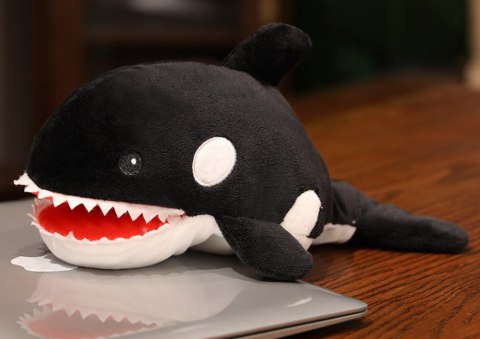 Pluszowa Maskotka Orka Oceaniczna Pacynka 30 cm LEAN Toys Pluszowa Maskotka Orka Oceaniczna Pacynka 30 cm LEAN Toys