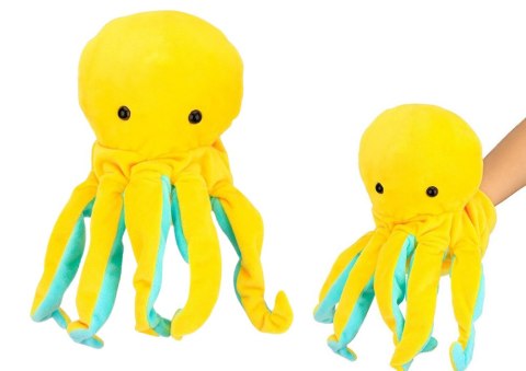 Pluszowa Maskotka Ośmiornica Żółta Pacynka 25 cm LEAN Toys Pluszowa Maskotka Ośmiornica Żółta Pacynka 25 cm LEAN Toys