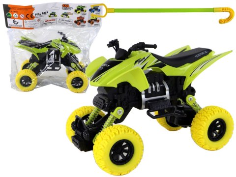 Pojazd Terenowy Pchacz Quad XC Gumowe Koła Zielony LEAN Toys Pojazd Terenowy Pchacz Quad XC Gumowe Koła Zielony LEAN Toys