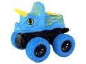 Pojazd Terenowy Pchacz Triceratops Gumowe Koła Niebieski LEAN Toys