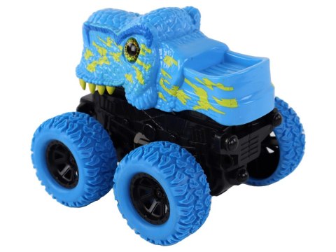 Pojazd Terenowy Pchacz Tyranozaur Rex Gumowe Koła Niebieski LEAN Toys Pojazd Terenowy Pchacz Tyranozaur Rex Gumowe Koła Niebieski LEAN Toys