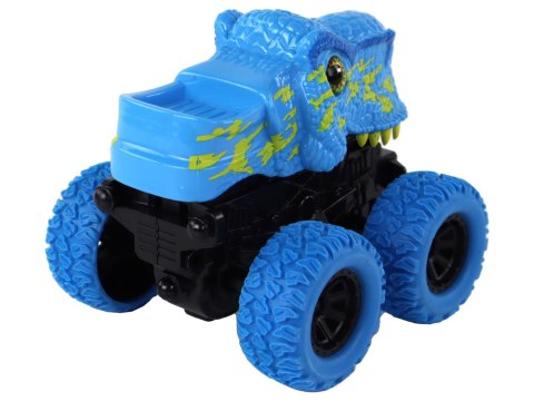 Pojazd Terenowy Pchacz Tyranozaur Rex Gumowe Koła Niebieski LEAN Toys Pojazd Terenowy Pchacz Tyranozaur Rex Gumowe Koła Niebieski LEAN Toys