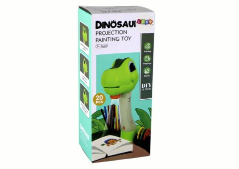 Projektor do Rysowania Dinozaur Dźwięki Akcesoria LEAN Toys Projektor do Rysowania Dinozaur Dźwięki Akcesoria LEAN Toys