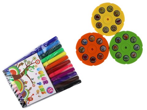 Projektor do Rysowania Dinozaur Dźwięki Akcesoria LEAN Toys Projektor do Rysowania Dinozaur Dźwięki Akcesoria LEAN Toys