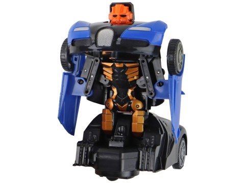 Samochód-Robot 2w1 Bugatti Niebieski Efekty Świetlne LEAN Toys Samochód-Robot 2w1 Bugatti Niebieski Efekty Świetlne LEAN Toys