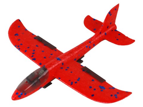Samolot Bańki Mydlane Wyrzutnia Pistolet Czerwony LEAN Toys Samolot Bańki Mydlane Wyrzutnia Pistolet Czerwony LEAN Toys