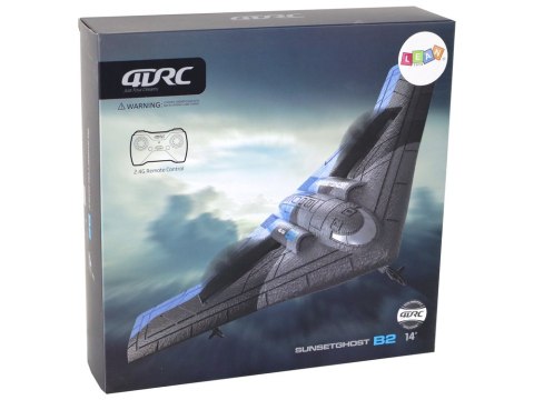 Samolot R/C 4D-G4 Światła Niebieski Czarny LEAN Toys Samolot R/C 4D-G4 Światła Niebieski Czarny LEAN Toys