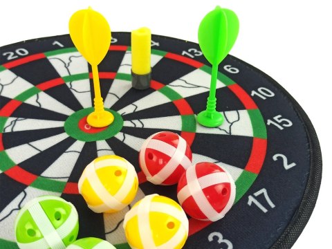 Tarcza Gra W Rzutki Na Rzepy Dart 36 cm LEAN Toys Tarcza Gra W Rzutki Na Rzepy Dart 36 cm LEAN Toys