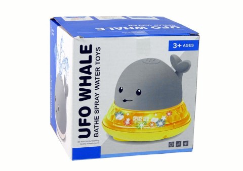 Wieloryb Tryskający Wodą z Podstawką Zabawka do Kąpieli Szara LEAN Toys Wieloryb Tryskający Wodą z Podstawką Zabawka do Kąpieli Szara LEAN Toys