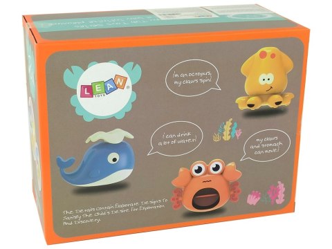 Zabawka Do Kąpieli Spryskiwacz Zwierzęta Morskie LEAN Toys Zabawka Do Kąpieli Spryskiwacz Zwierzęta Morskie LEAN Toys