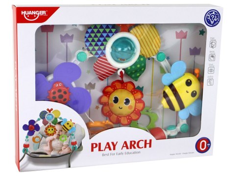 Zawieszka Na Łóżeczko Nosidełko Bujaczek Wiosenne Zwierzęta Owady LEAN Toys Zawieszka Na Łóżeczko Nosidełko Bujaczek Wiosenne Zwierzęta Owady LEAN Toys