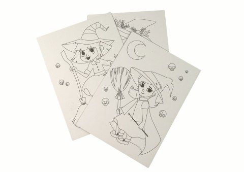 Zdrapywanka Kolorowanka Dla Dzieci Magia Czarownica LEAN TOYS Zdrapywanka Kolorowanka Dla Dzieci Magia Czarownica LEAN TOYS