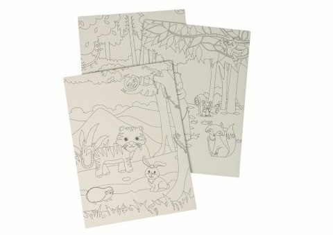 Zdrapywanka Kolorowanka Dla Dzieci ZOO Zwierzątka LEAN TOYS Zdrapywanka Kolorowanka Dla Dzieci ZOO Zwierzątka LEAN TOYS