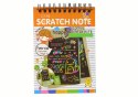 Zdrapywanka Notes Dla Dzieci Pomarańczowy LEAN TOYS