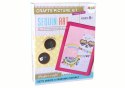 Zestaw DIY Cekiny Szpilki Lama Ramka Kolorowy LEAN Toys